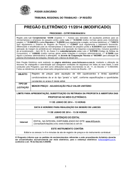 Edital PE 11/2014 Modificado