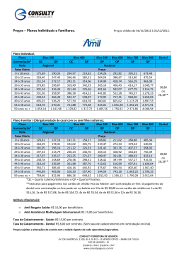 Amil Individual e Familiar - Consulty
