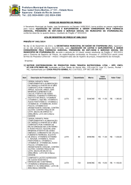 Prefeitura Municipal de Itaperuna Rua: Izabel Vieira Martins, n&ordm; 131