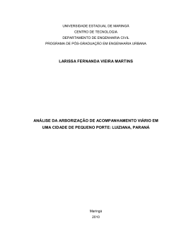 larissa fernanda vieira martins an&aacute;lise da arboriza&ccedil;&atilde;o de