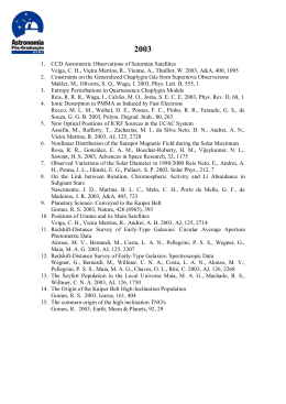 Artigos Indexados: 2003
