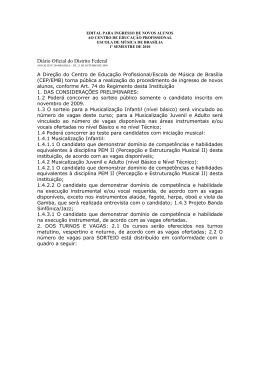edital para ingresso de novos alunos - Sinpro-DF