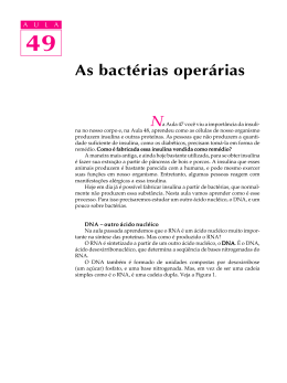 49. As bact&eacute;rias oper&aacute;rias