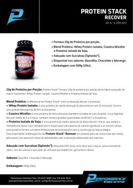 PROTEIN STACK - Performance Nutrition