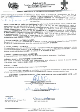 Secretaria Municipal de Saúde Will! do Progresso S U S