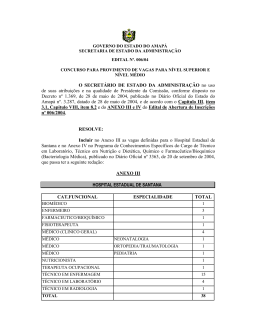 Inclus&atilde;o do programa t&eacute;cnico em Laborat&oacute;rio e outros