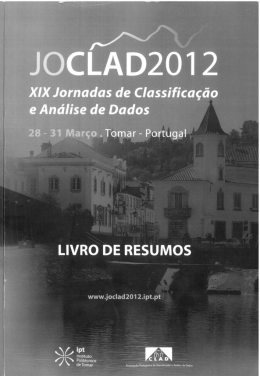 XIX Jornadas de Classificaçã e Análise de Dados `