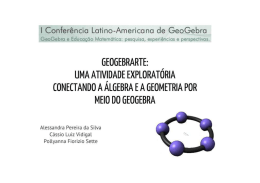 GEOGEBRARTE: UMA ATIVIDADE EXPLORATORIA