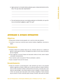 209 ATIVIDADE 2: DITADO INTERATIVO
