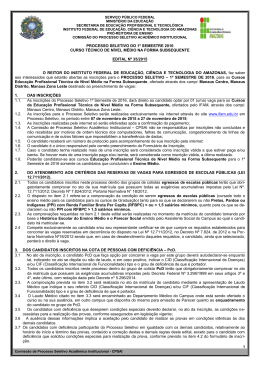 Edital N&ordm; 35 - Subsequente - Capital