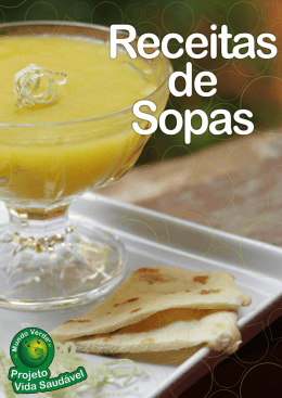 Receitas de Sopas Rede Mundo Verde &ndash; Ano 1 &ndash; Livro 2