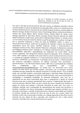 Realizada em 28/04/2015 - Secretaria de Educação de Sorocaba