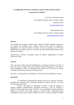um projeto de civilidade?