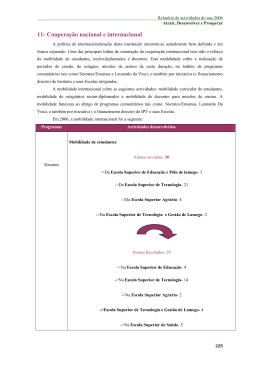 11- Coopera&ccedil;&atilde;o nacional e internacional