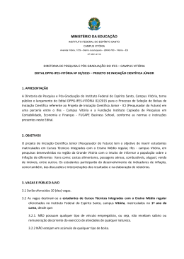 edital dppg ifes vitoria 02_2015 - Instituto Federal do Espírito Santo