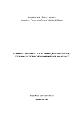 - Mestrado em Planejamento Regional e Gest&atilde;o da Cidade