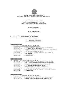 PODER JUDICI&Aacute;RIO DA UNI&Atilde;O TRIBUNAL REGIONAL DO