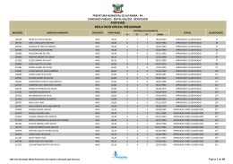 PORTEIRO RESULTADO OFICIAL PRELIMINAR