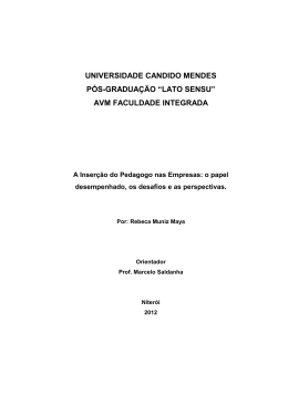 universidade candido mendes pós-graduação “lato sensu” avm