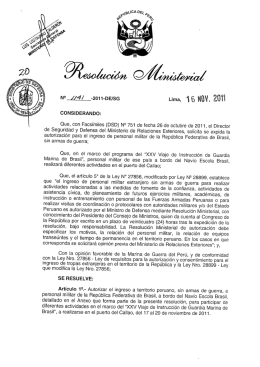 N`—` ¿¿-4/ -2011-DE/SG Lima, 18 2Üï`l