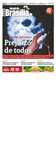 Doen&ccedil;as relativas ao fumo custam a Uni&atilde;o cern vezes mais do que