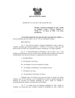 Decreto nº 25.356, de 15 de julho de 2015