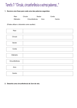 1. Escreve uma frase para cada uma das palavras