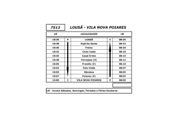 7512 LOUS&Atilde; - VILA NOVA POIARES