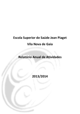 Escola Superior de Saúde Jean Piaget Vila Nova