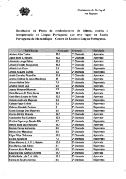 Portuguesa de Mo&ccedil;ambique - Centro de Ensino e L&iacute;ngua Portuguesa.