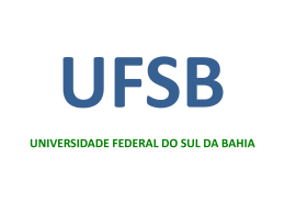 FORMAÇÃO EM BIOLOGIA NA UNIVERSIDADE NOVA