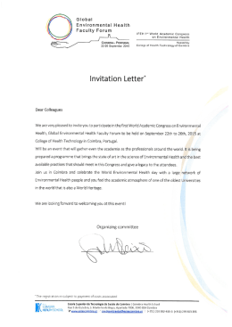 Invitation letter