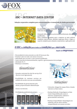 IDC - INTERNET DATA CENTER