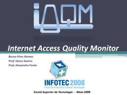 Internet Access Quality Monitor