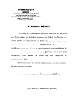 Atestado de Doença
