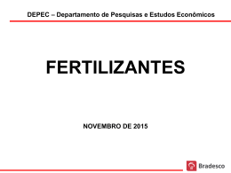FERTILIZANTES - Economia em Dia