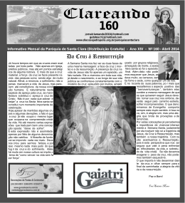 Jornal Clareando 160 - abril 2014