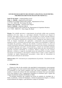 Multi-phase flow study using velocimetry by processing