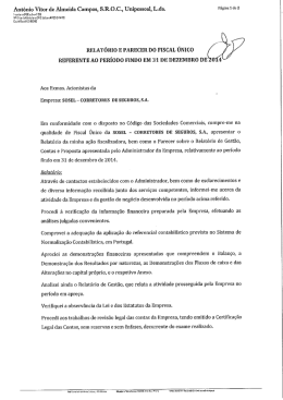 Ant&oacute;nio V&iacute;tor de Almeida Campos, S.R.O.C., Unipessoal, Lda