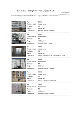 Euro Estates – Mediação Imobiliária Unipessoal, Lda.