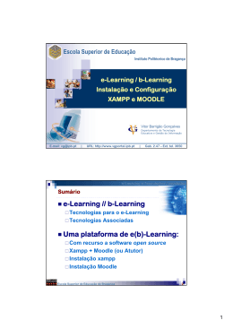 e-Learning // b-Learning Uma plataforma de e(b - VGportal