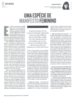 Uma espécie de manifesto feminino