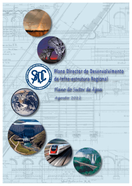 sector das &aacute;guas - SADC Infrastructure Investment Conference 2013