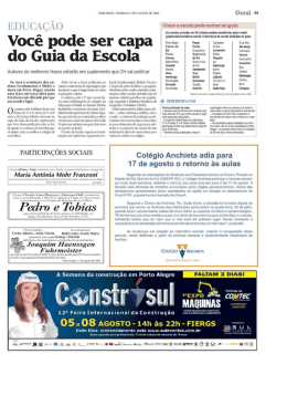 Voc&ecirc; pode ser capa