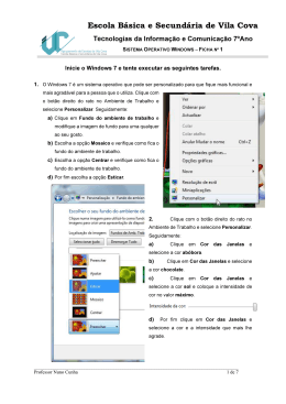 Ficha 1 - Windows - Fichas do Prof Nuno Cunha