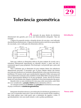 Tolerância geométrica - Desenho Técnico de Mecânica