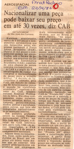 Nacionalizar uma peça pode baixar seu preço em até 30 vezes, diz