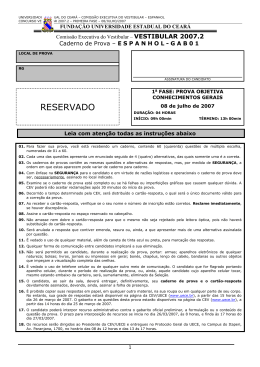 1&ordf; Fase - EFIVEST