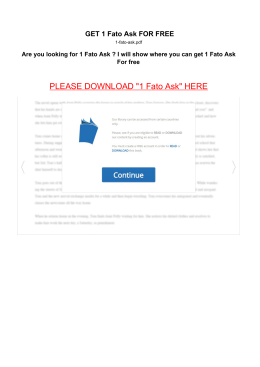 PLEASE DOWNLOAD "1 Fato Ask" HERE