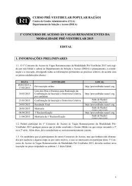 Edital - Curso Pr&eacute;-Vestibular Popular Raz&atilde;o1